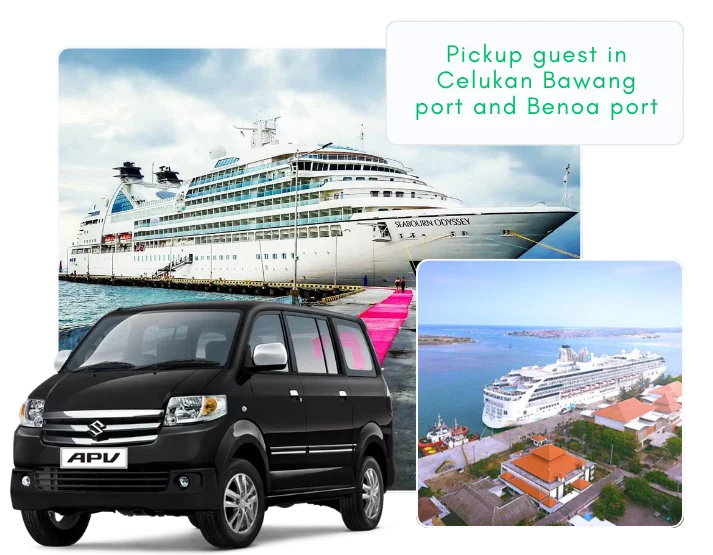 Pickup guest in Celukan Bawang port and Benoa port