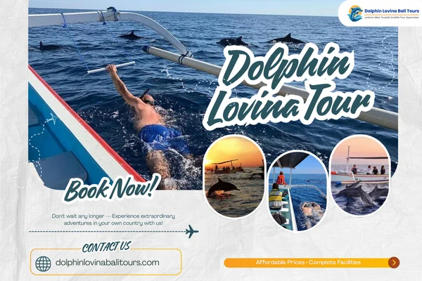 Book Dolphin Tour Lovina Bali today and enjoy the Lovina Dolphin Sunrise Tour. Get a cheap dolphin tour Lovina with safe boats and local experts.
